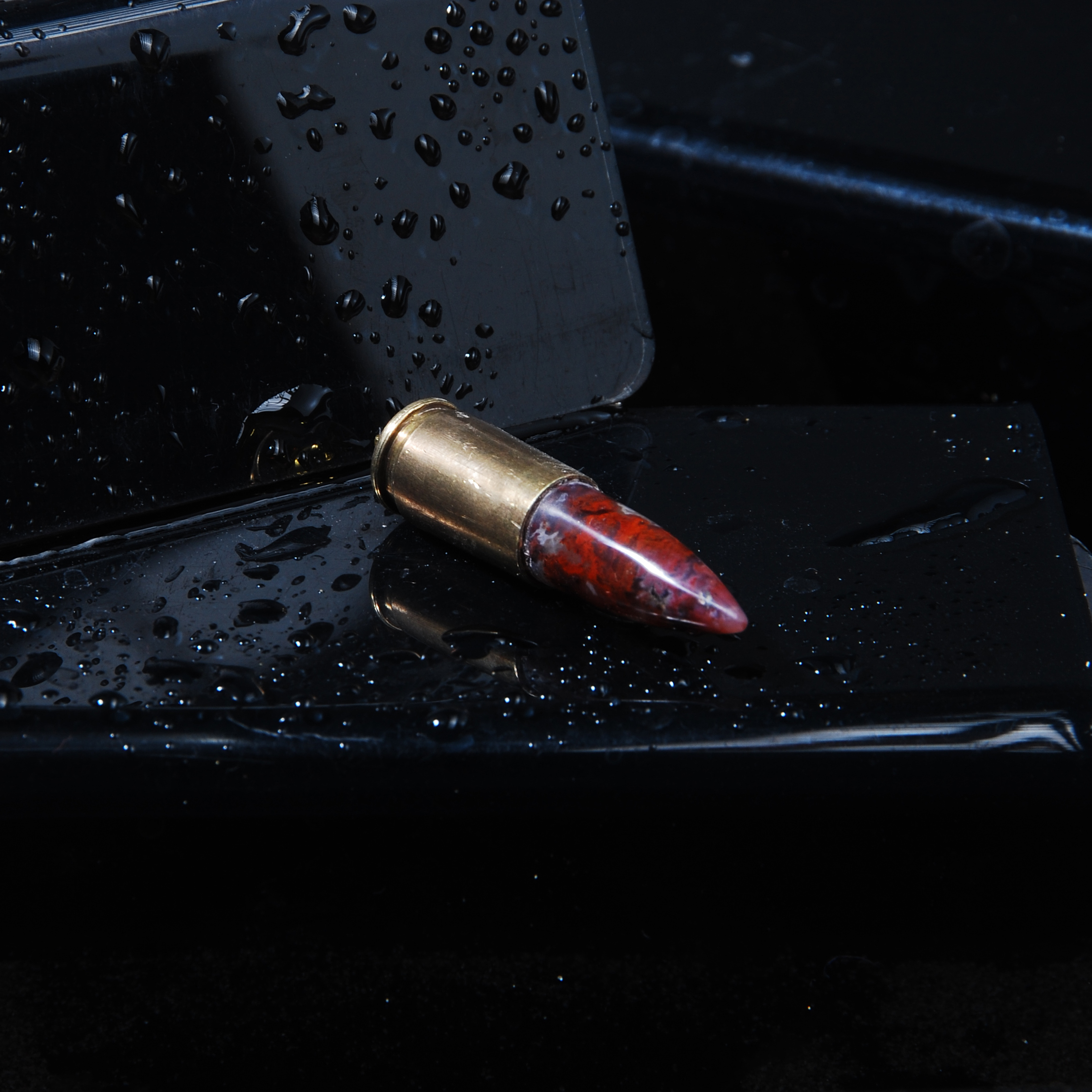 گردنبند پوکه فشنگ عقیق شجر