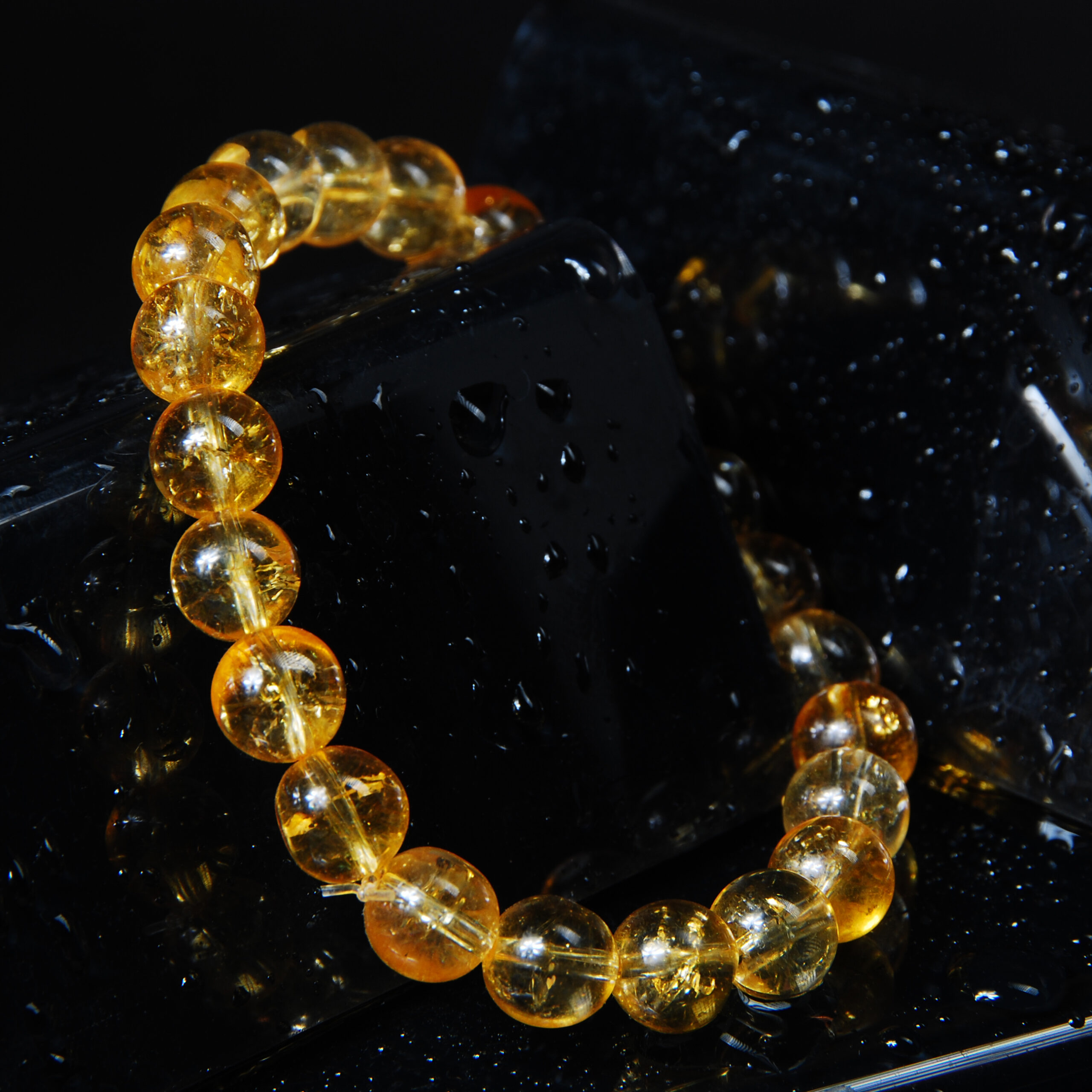 دستبند تمام سیترین کشی