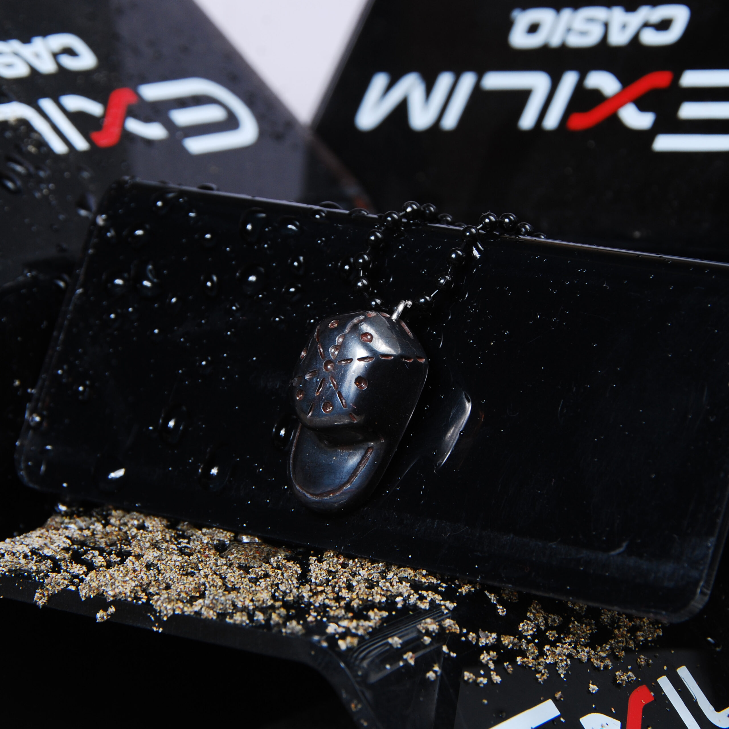 گردنبند کلاه کاروینگ حدید نقره ای 7.57گرم