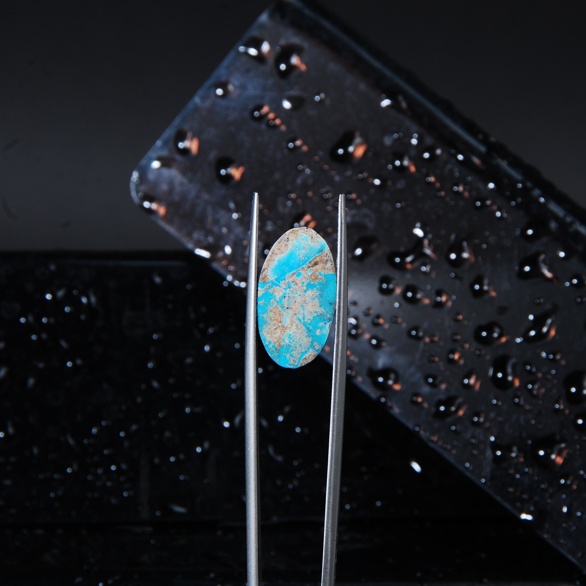 نگین فیروزه نیشابور بیضی 1.50گرم