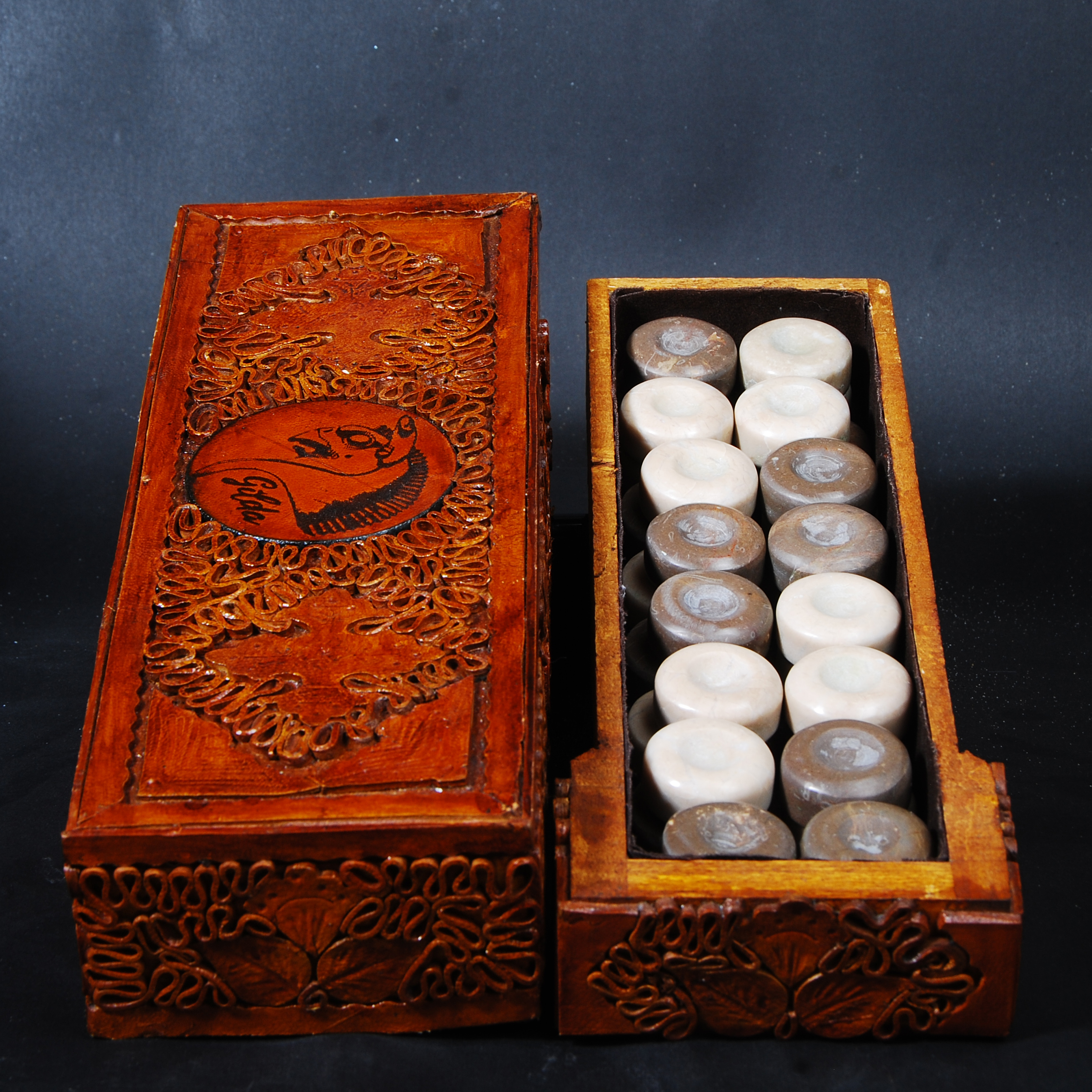 مهره تخته نرد سنگی (دستساز )