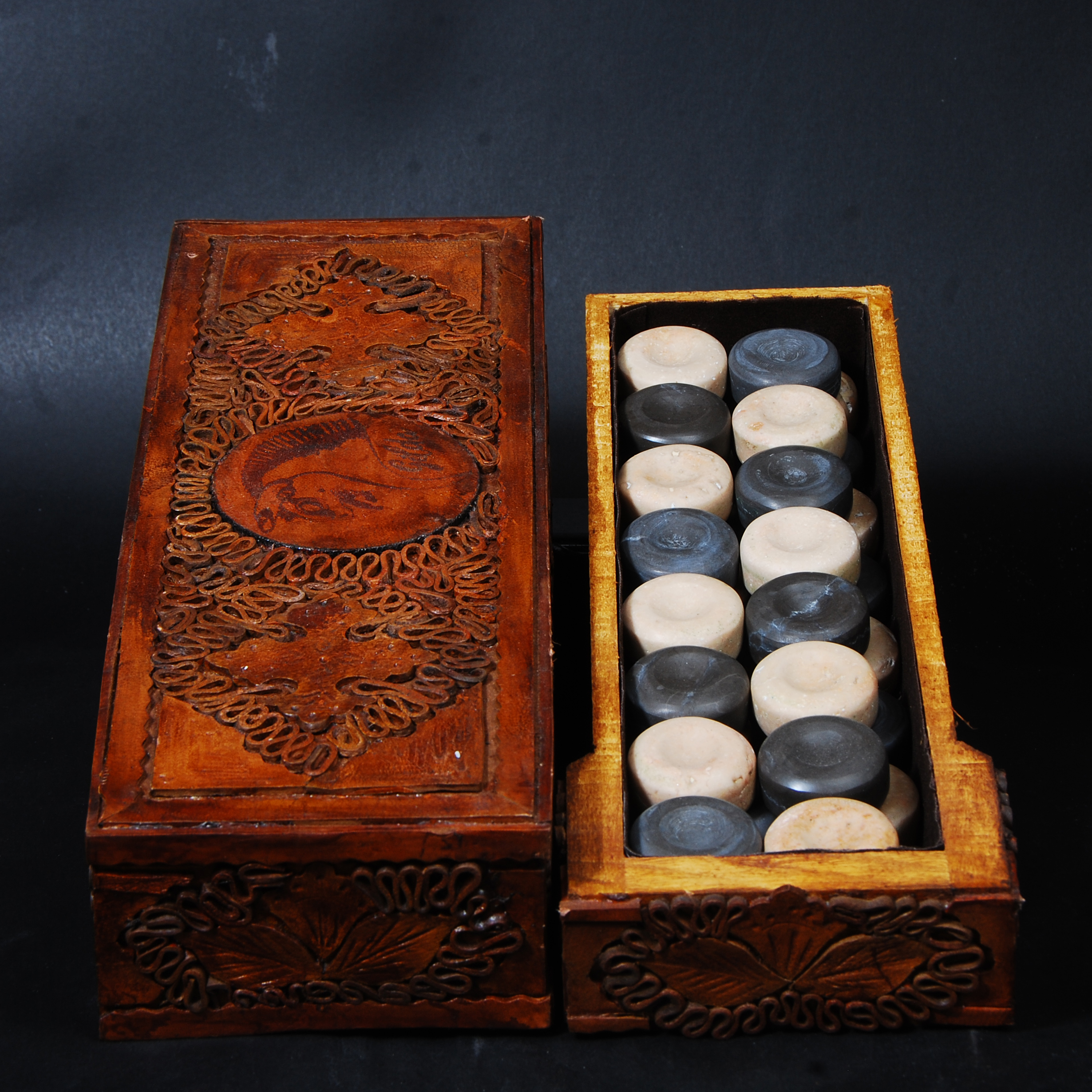 مهره تخته نرد سنگی (دستساز )