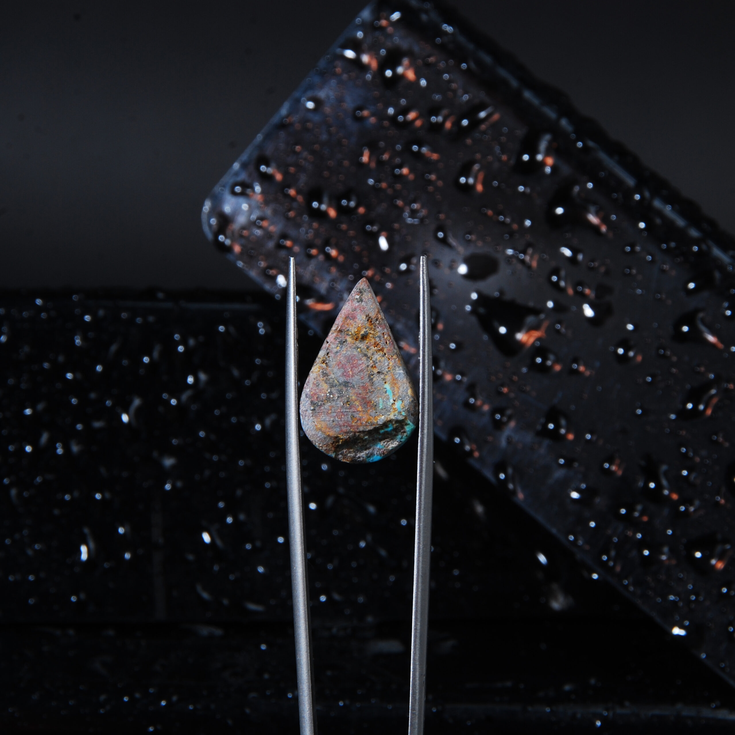 نگین فبروزه آبی