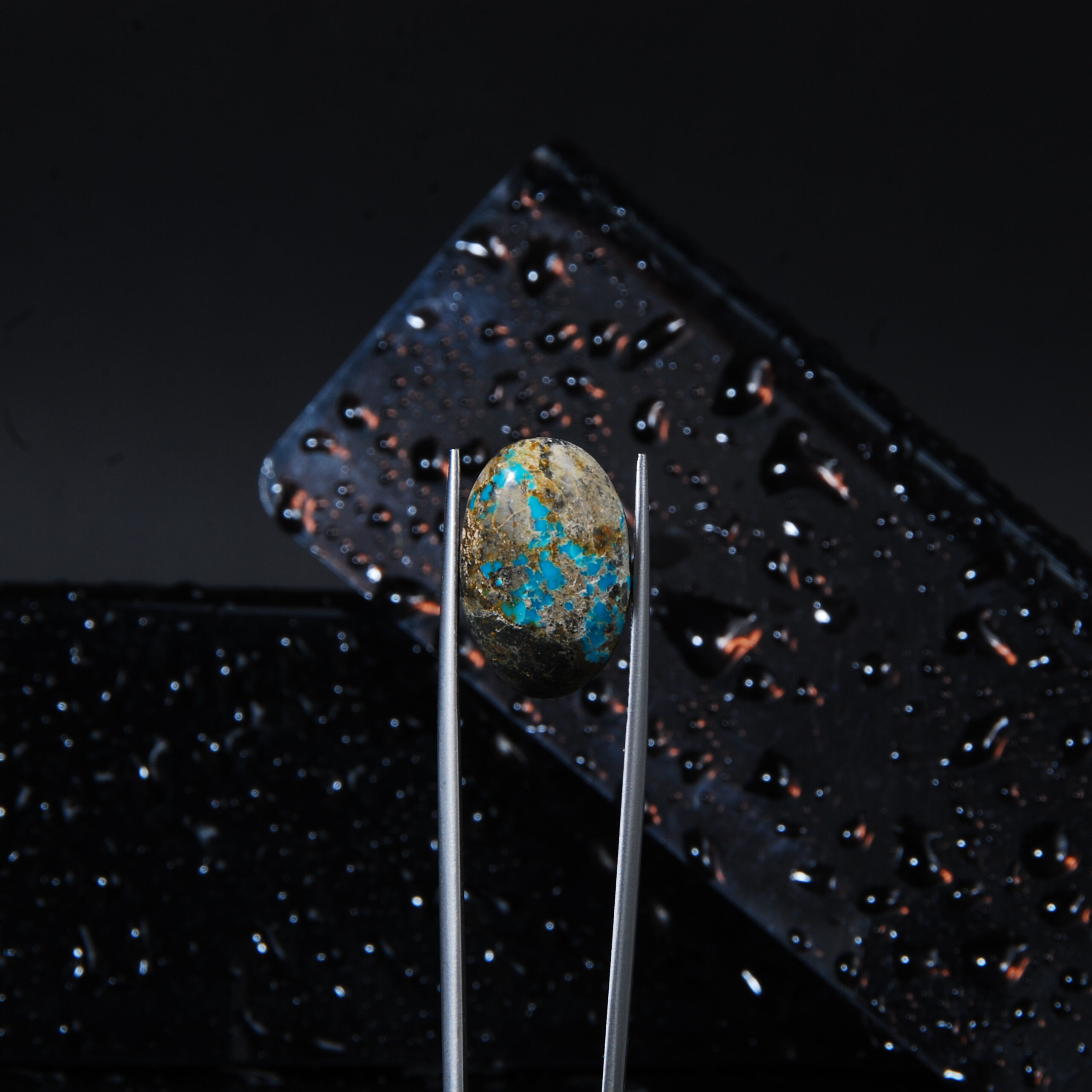 نگین فیروزه نیشابور بیضی 2.84گرم