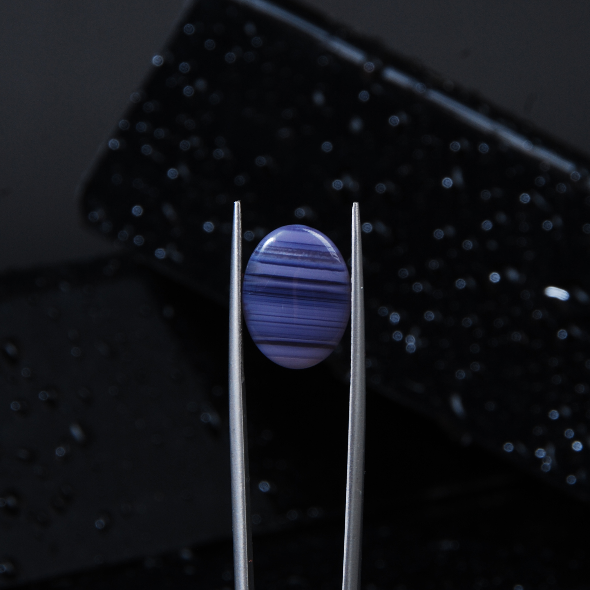 DSC_6341 نگین عقیق سوسنی بیضی 1.96گرم