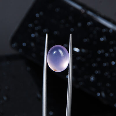 نگین عقیق سوسنی(صورتی) بیضی 0.96 گرم