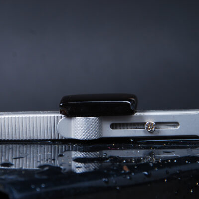 نگین عقیق مشکی مستطیلی 4.40گرم