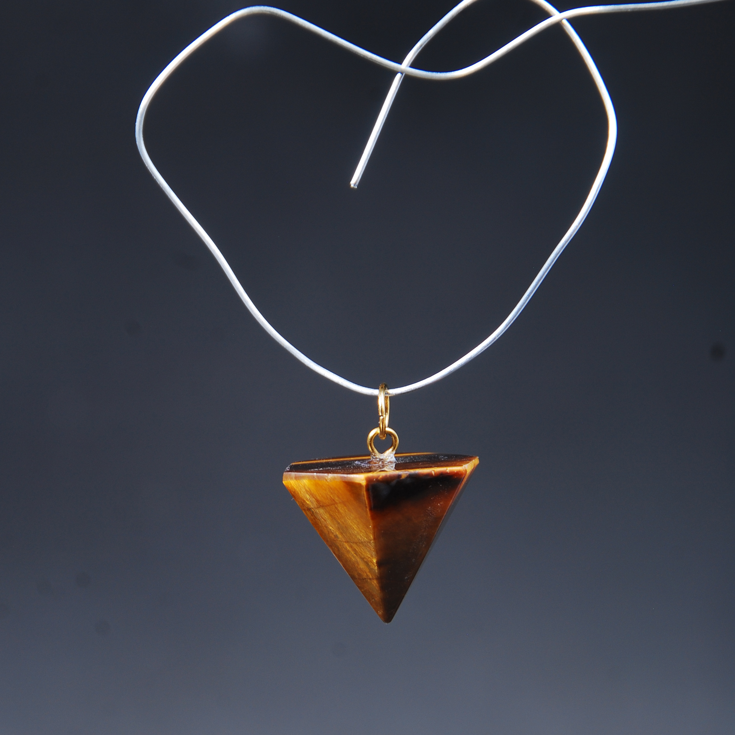 تراش شاقول چشم ببر طلایی شش ضلعی 5.44 گرم