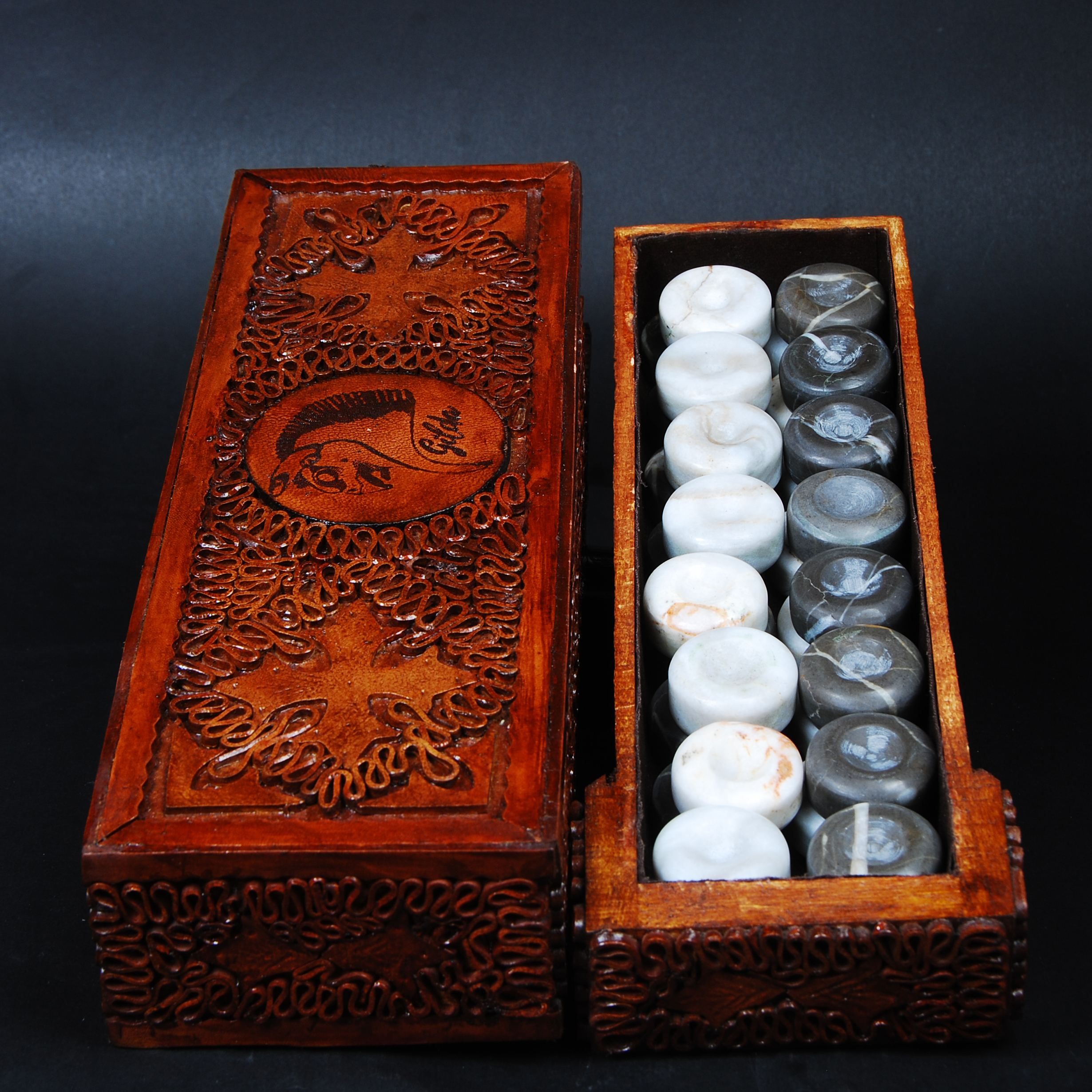 مهره تخته نرد سنگی (دستساز )