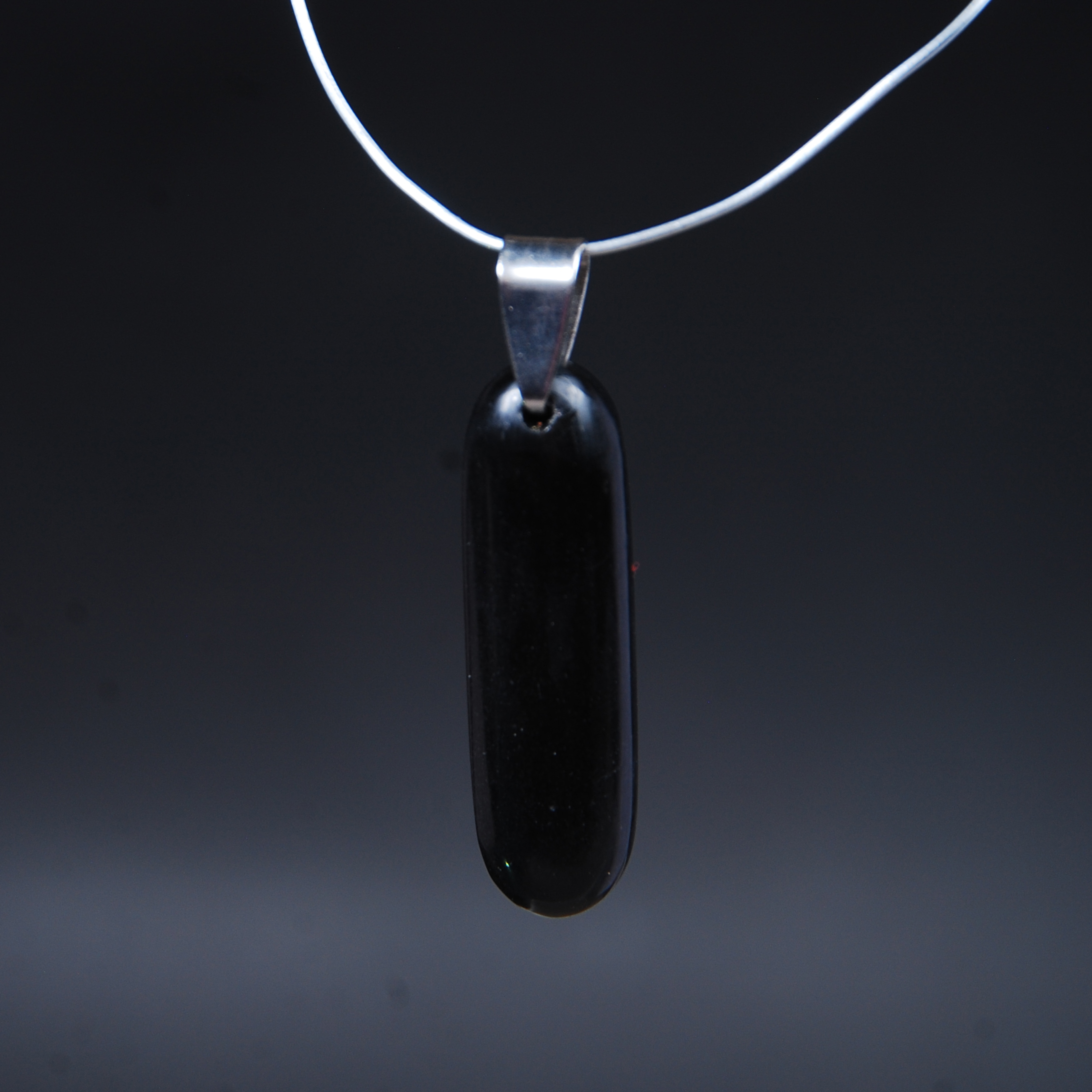 گردنبند اونیکس مشکی 3.46گرم