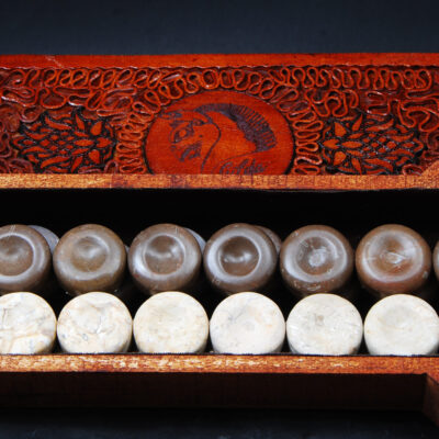 مهره تخته نرد از جنس سنگ (دستساز )