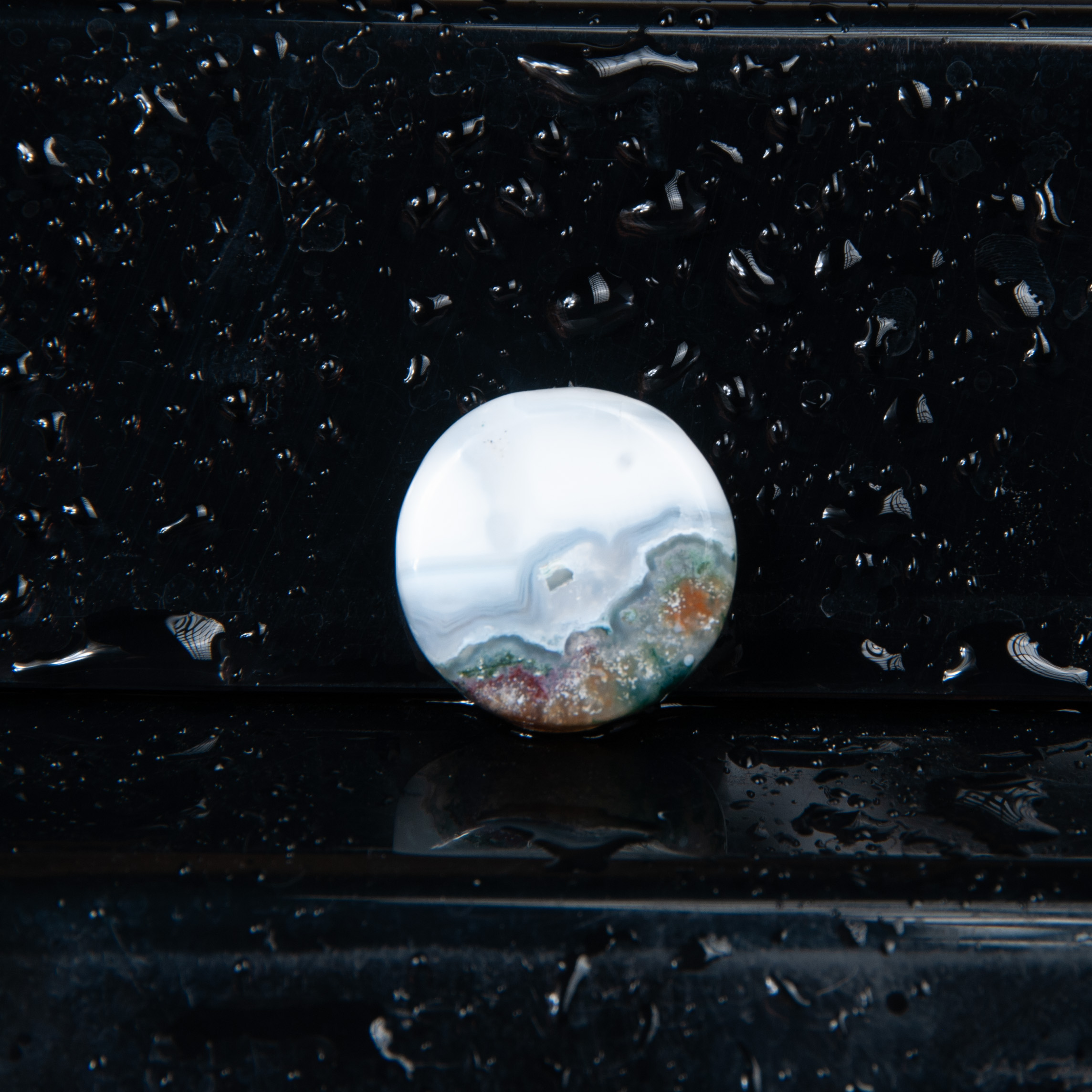 نگین عقیق شجر دریایی 5.75 گرم