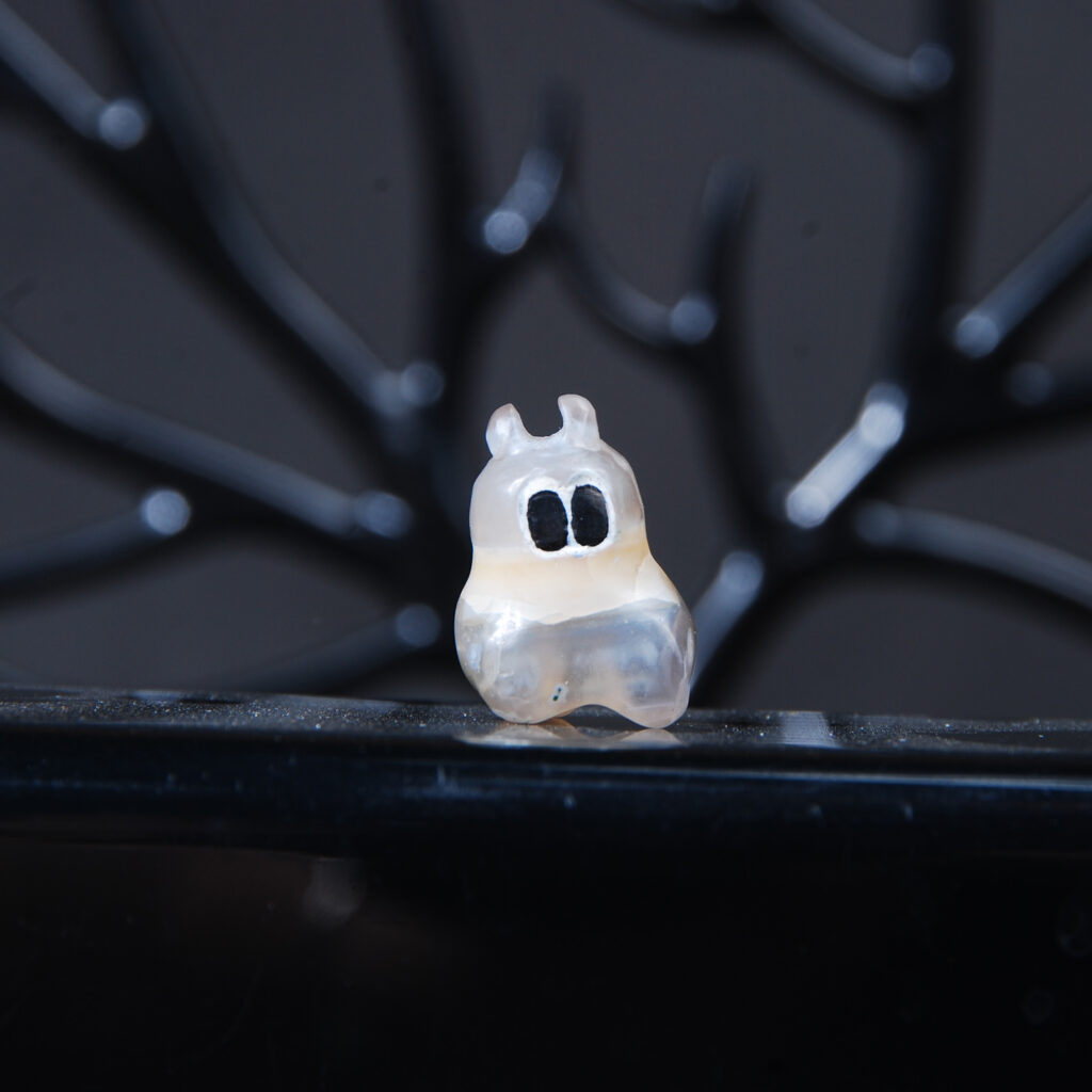 روح کاروینگ عقیق دو پوسته