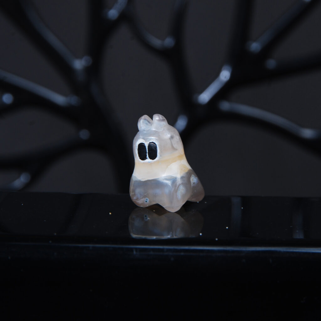 روح کاروینگ عقیق دو پوسته