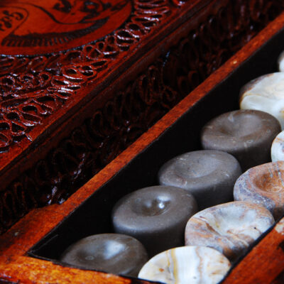 مهره بازی تخته نرد سنگی (دستساز )