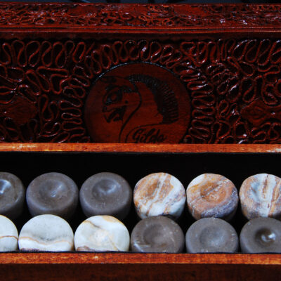 مهره بازی تخته نرد سنگی (دستساز )