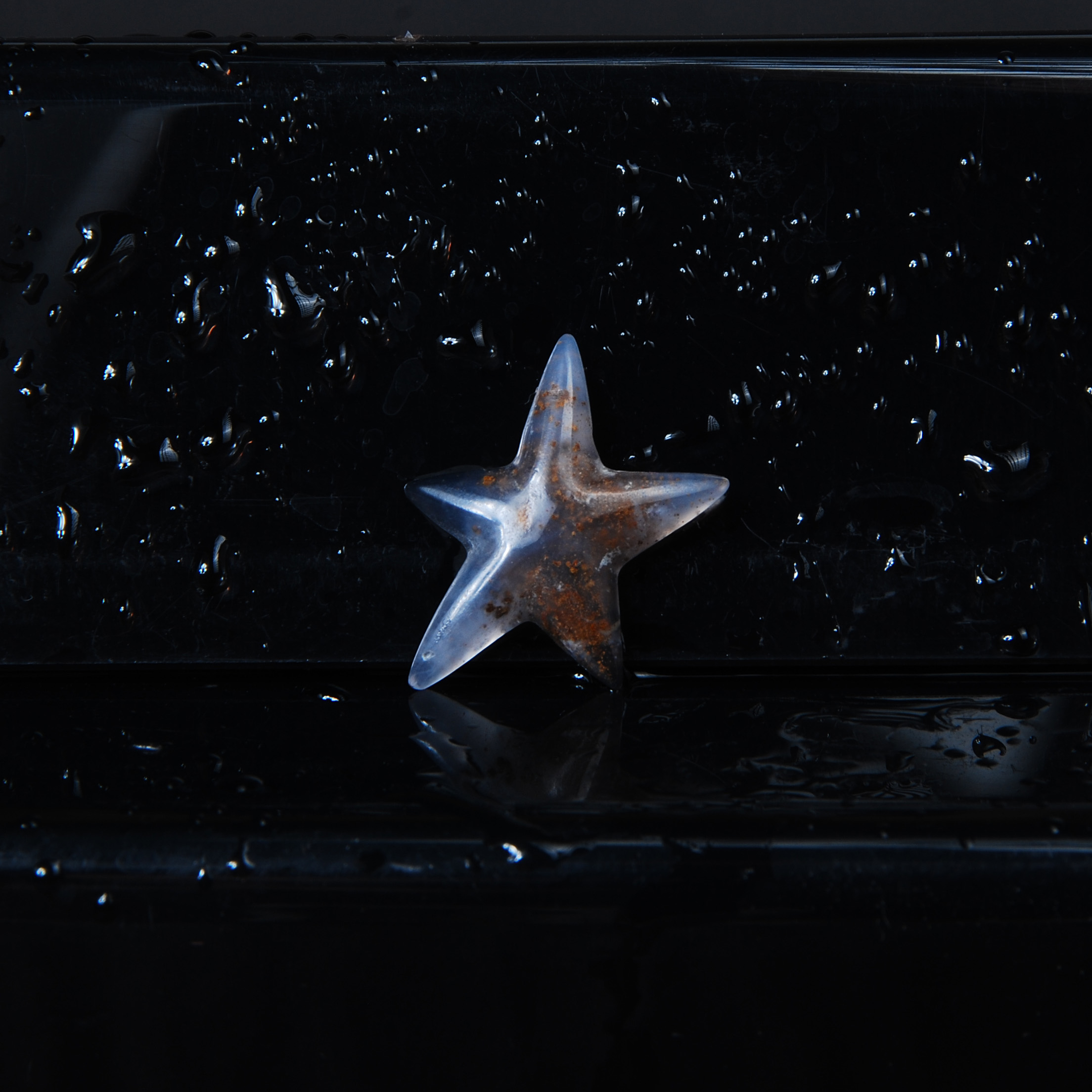 نگین عقیق شجر طبیعی ستاره ای 1.60گرم