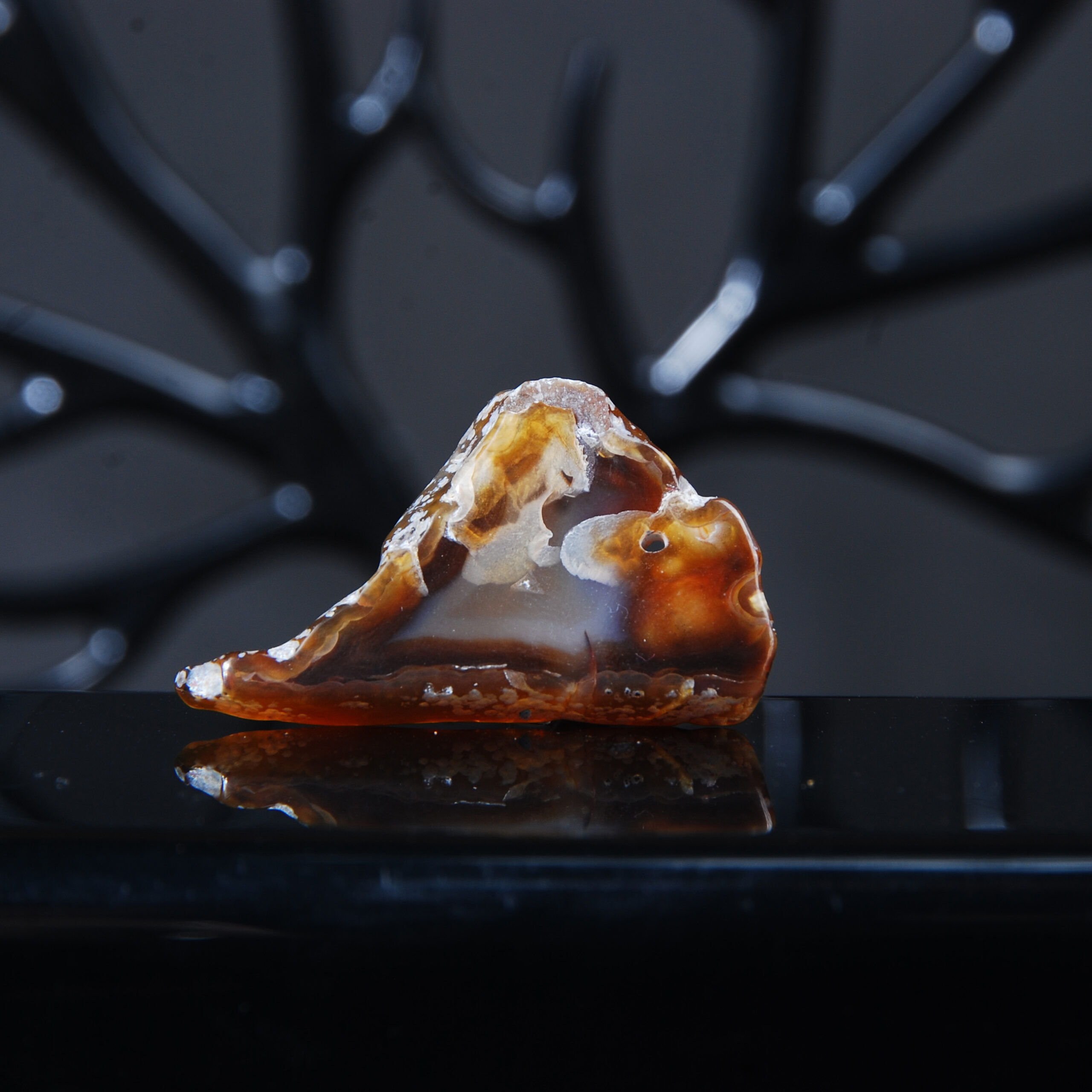 گردنبند عقیق سلیمانی شازده کوچولو (ماربوآ) 6.97گرم