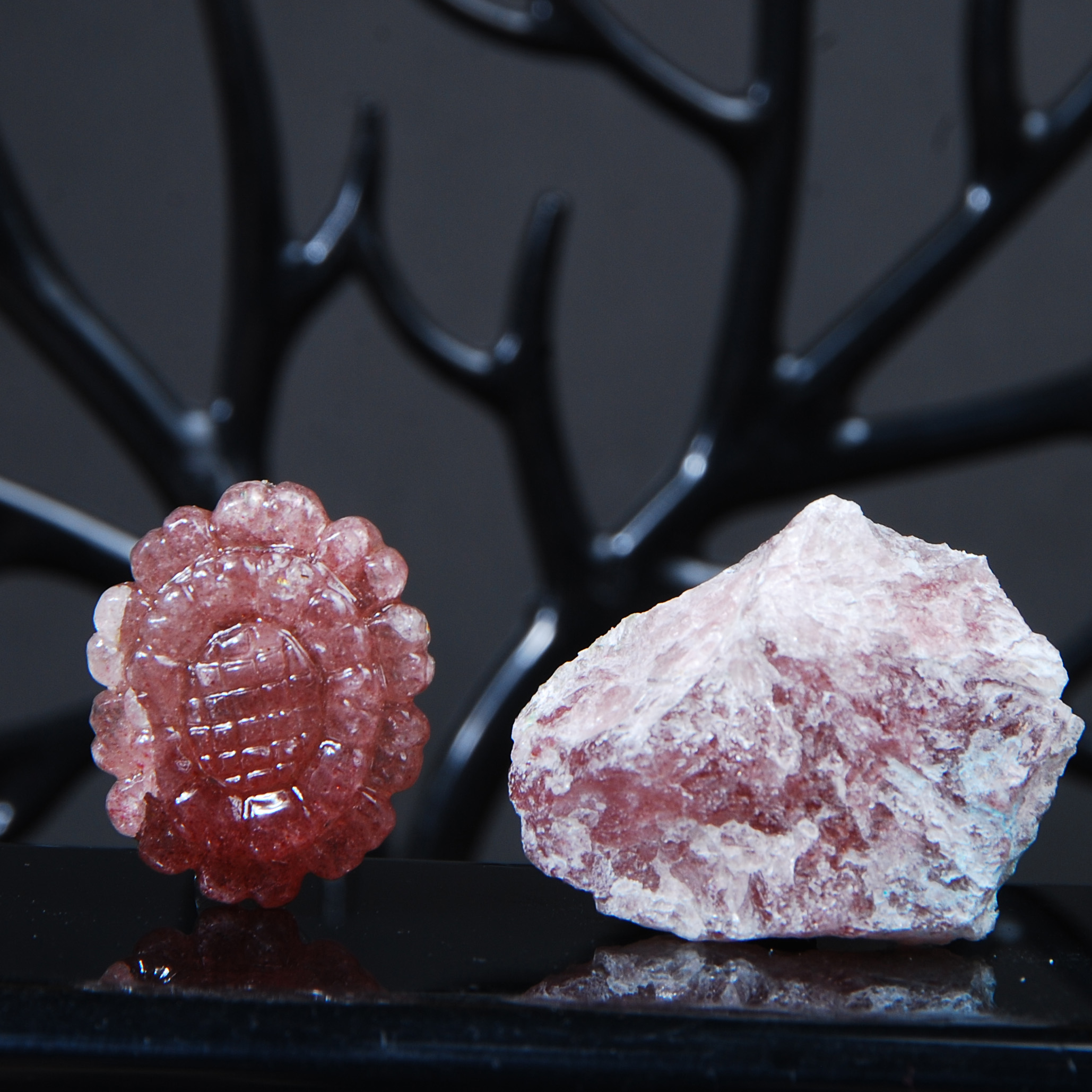 DSC_7883 نگین کوارتز توت فرنگی تراش گل 7.77گرم