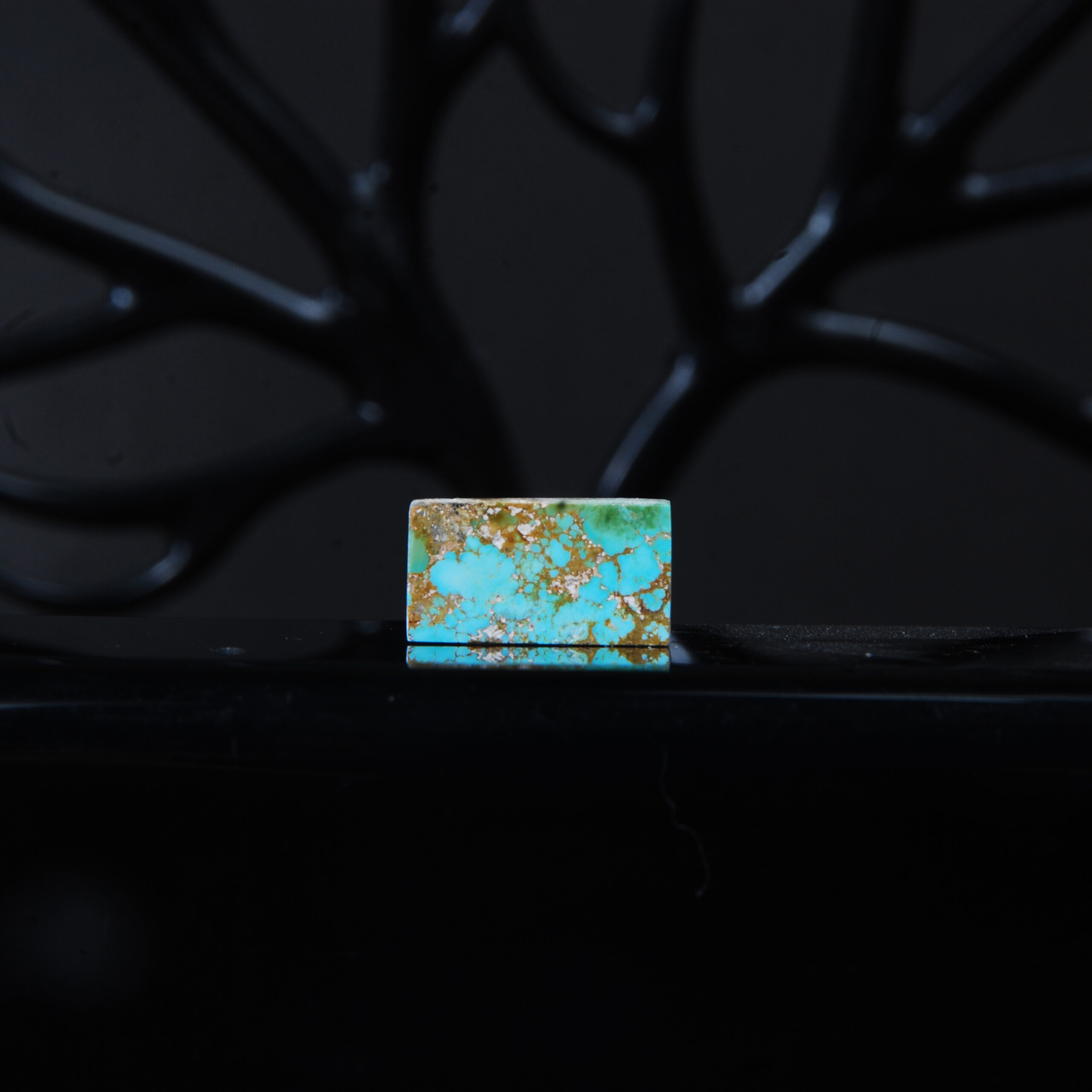 نگین فیروزه نیشابور پاک سبزآبی 1.38 گرم