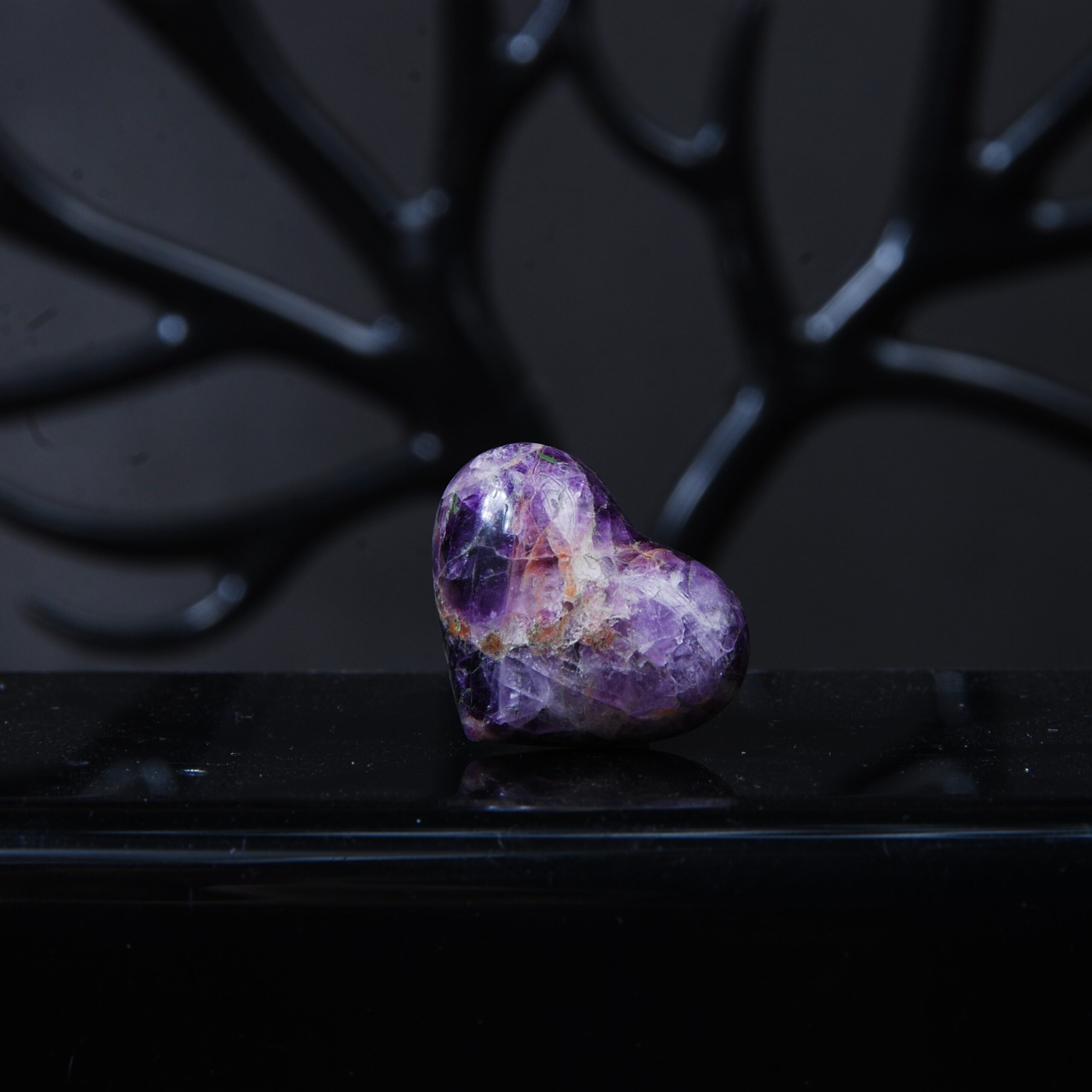 قلب فلوریت بنفش 6.67گرم