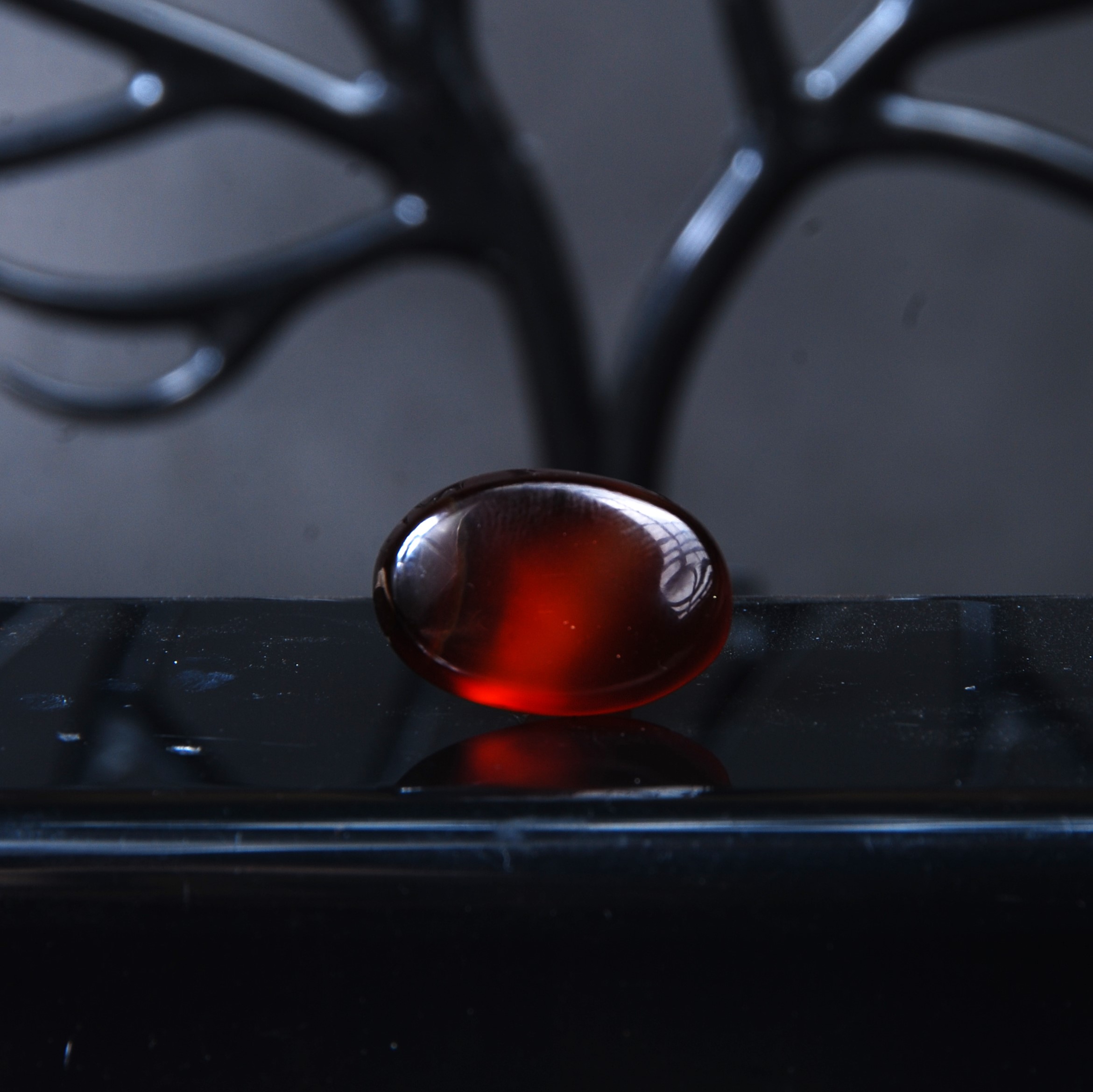 نگین عقیق شفت العبد بیضی 4.34گرم