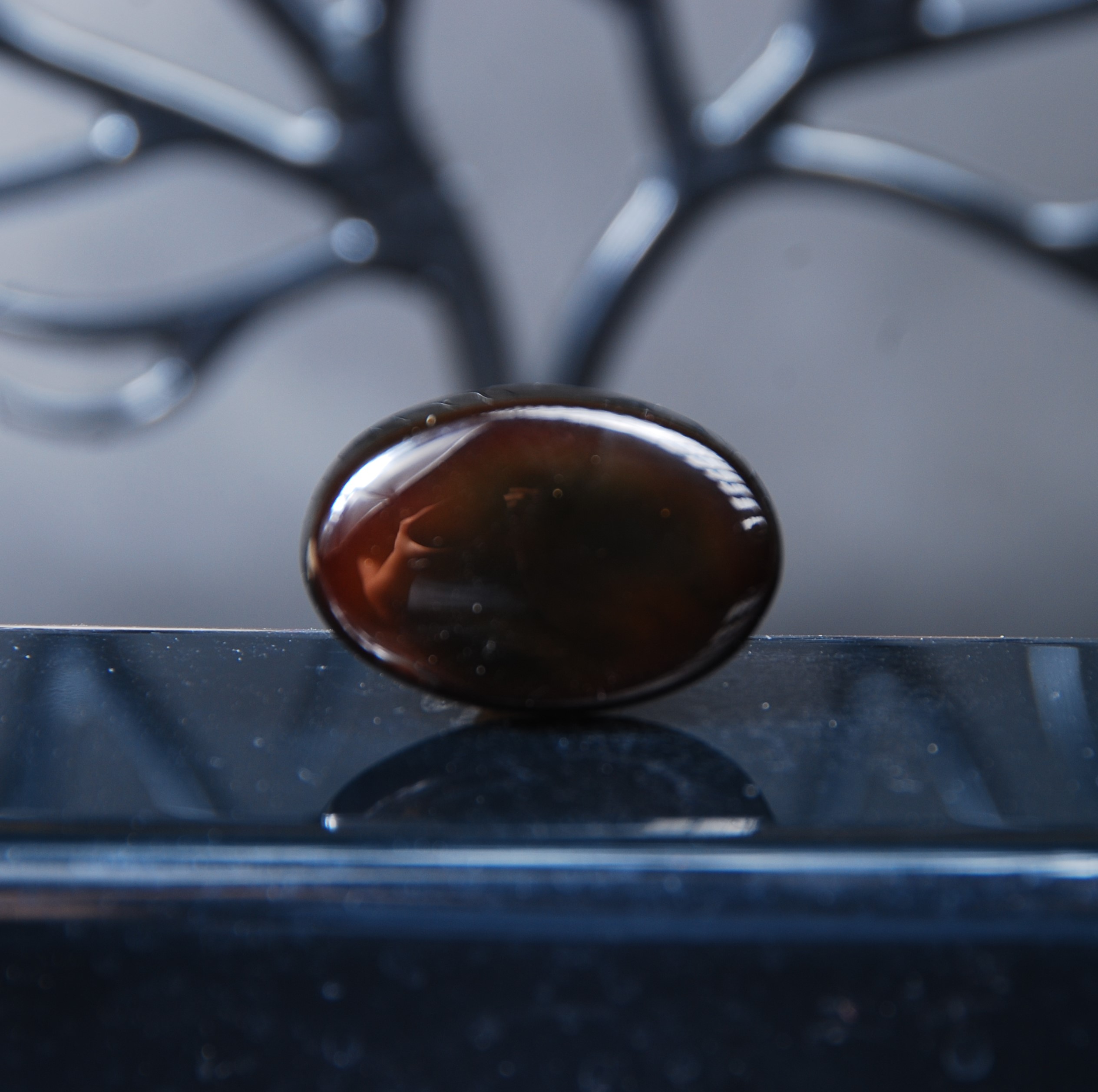 DSC_8297 نگین عقیق جزع(عقیق اصل) بیضی 8.88گرم