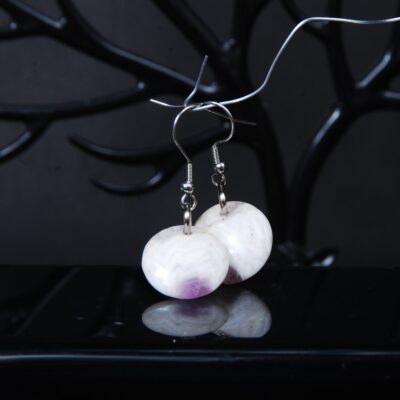 گوشواره آمیتیست شورون گرد 5.07 گرم