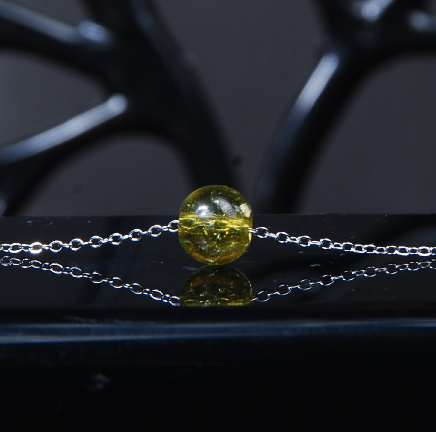 DSC_83821 گردنبند زبرجد با زنجیر رنگ ثابت 5.20گرم