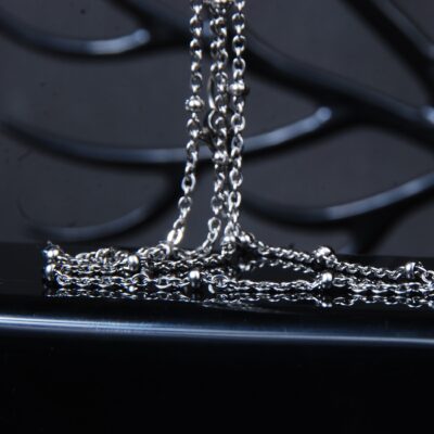 زنجیر استیل رنگ ثابت 4.13گرم