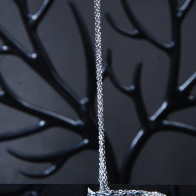 زنجیر استیل رنگ ثابت نازک 1.36گرم