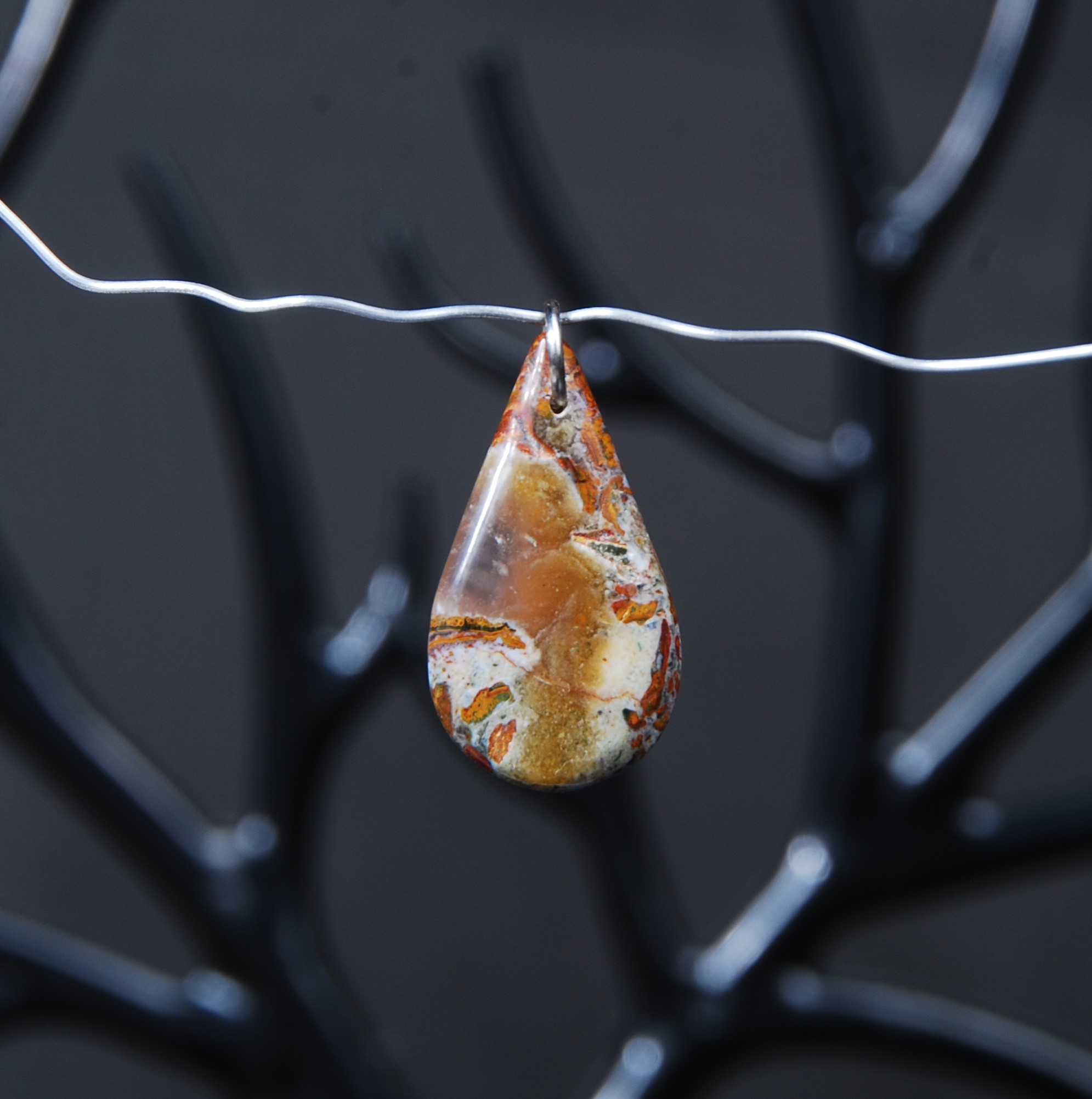 DSC_8532 گردنبند عقیق اشک 2.23 گرم