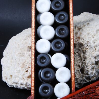 مهره تخته نرد از جنس سنگ سایز 50 (دستساز )