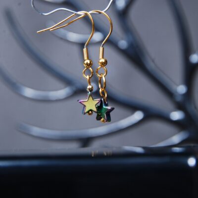 گوشواره ستاره سنگ حدید 1.20 گرم