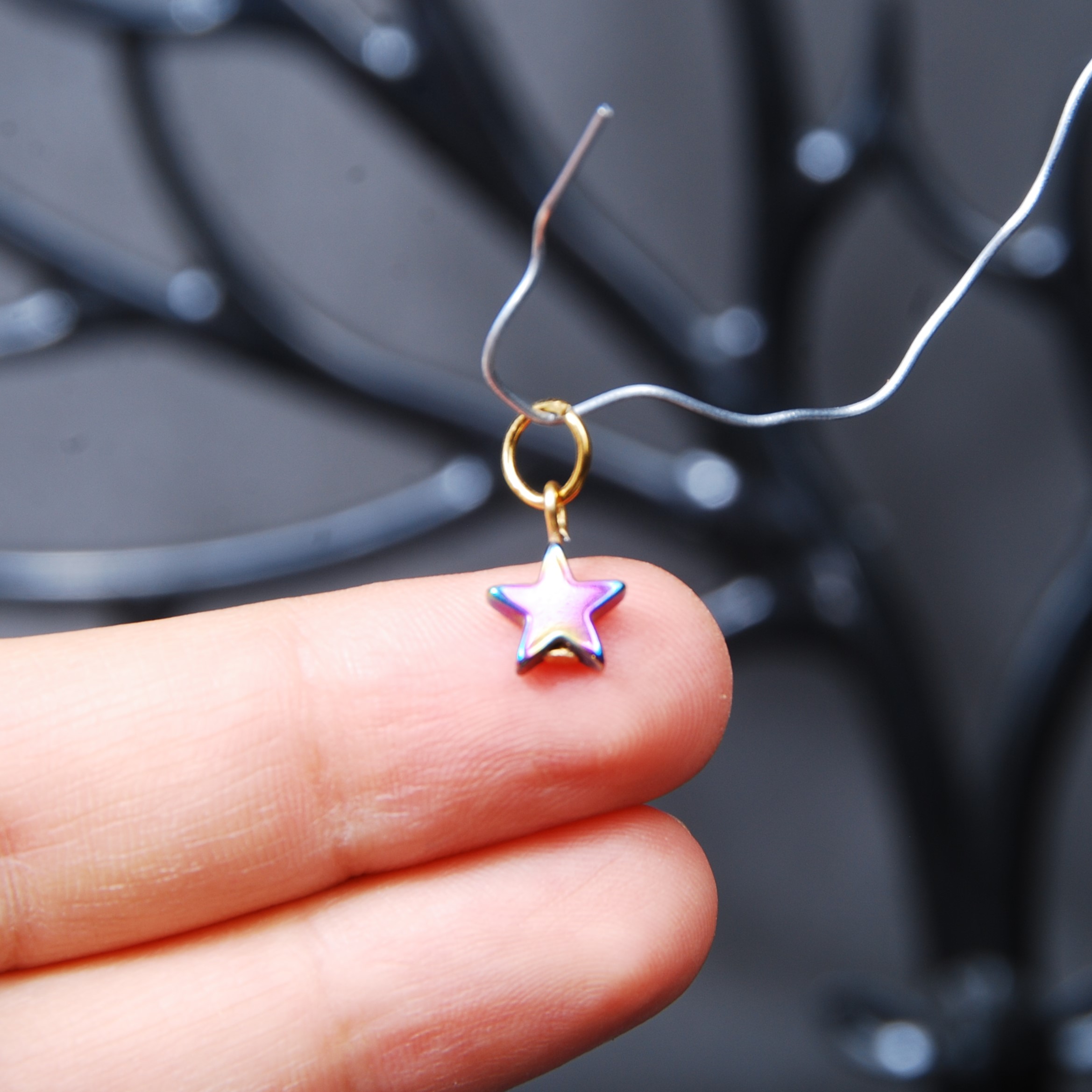 گردنبند ستاره سنگ حدید 0.38 گرم