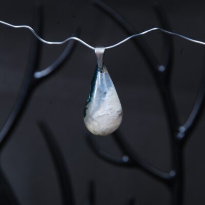 گردنبند عقیق شجر اشک 3.38گرم