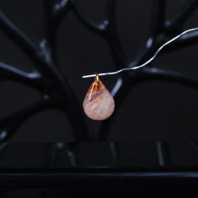 گردنبند عقیق اشک کوچک 0.64گرم