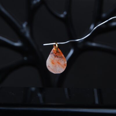 گردنبند عقیق اشک کوچک 0.64گرم