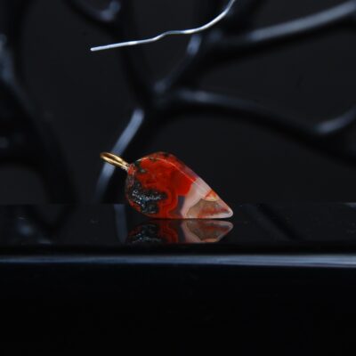 گردنبند عقیق پاییزه اشک 1.07 گرم