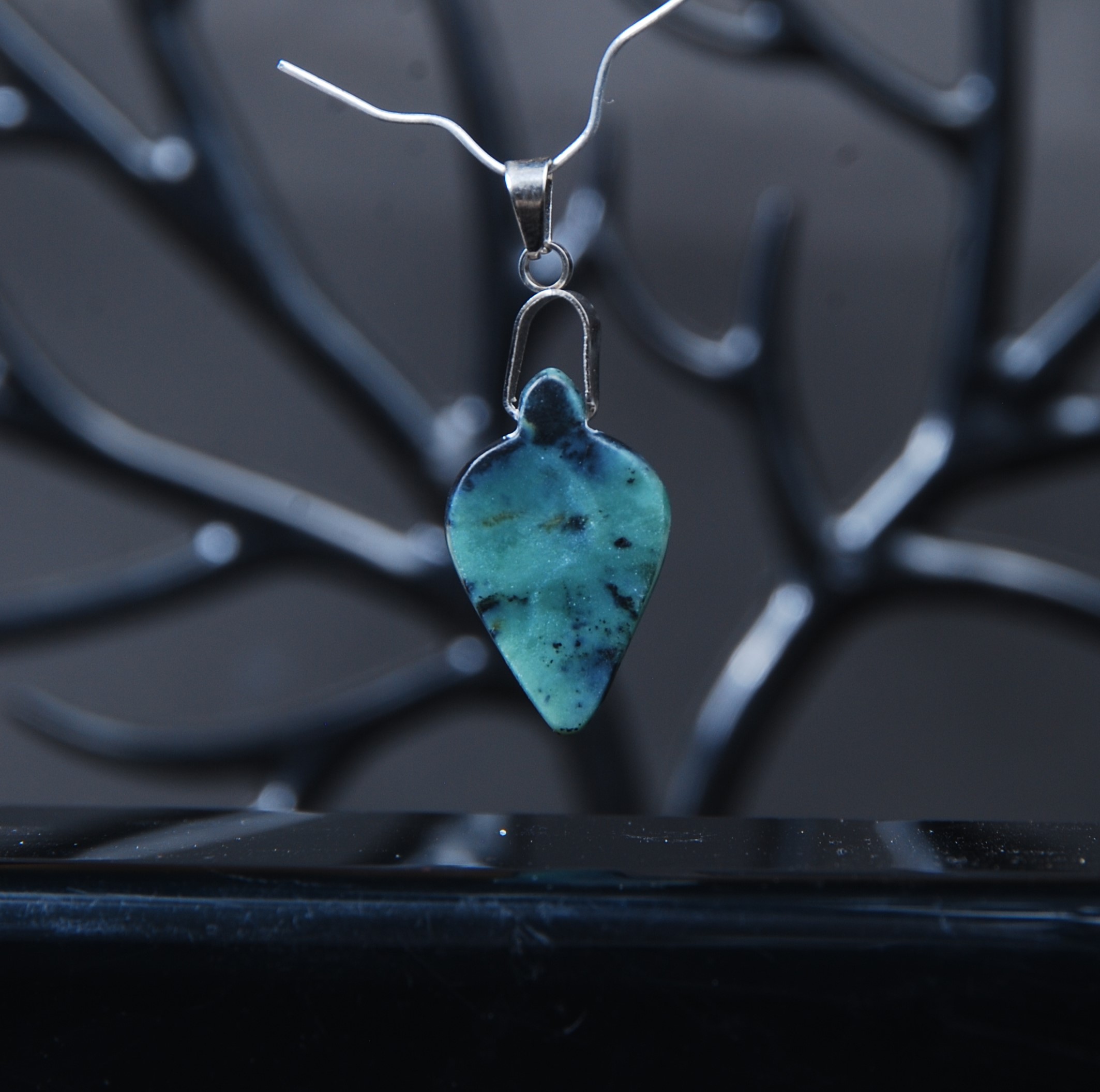 DSC_8727 گردنبند یشم سبز طبیعی 2.06گرم