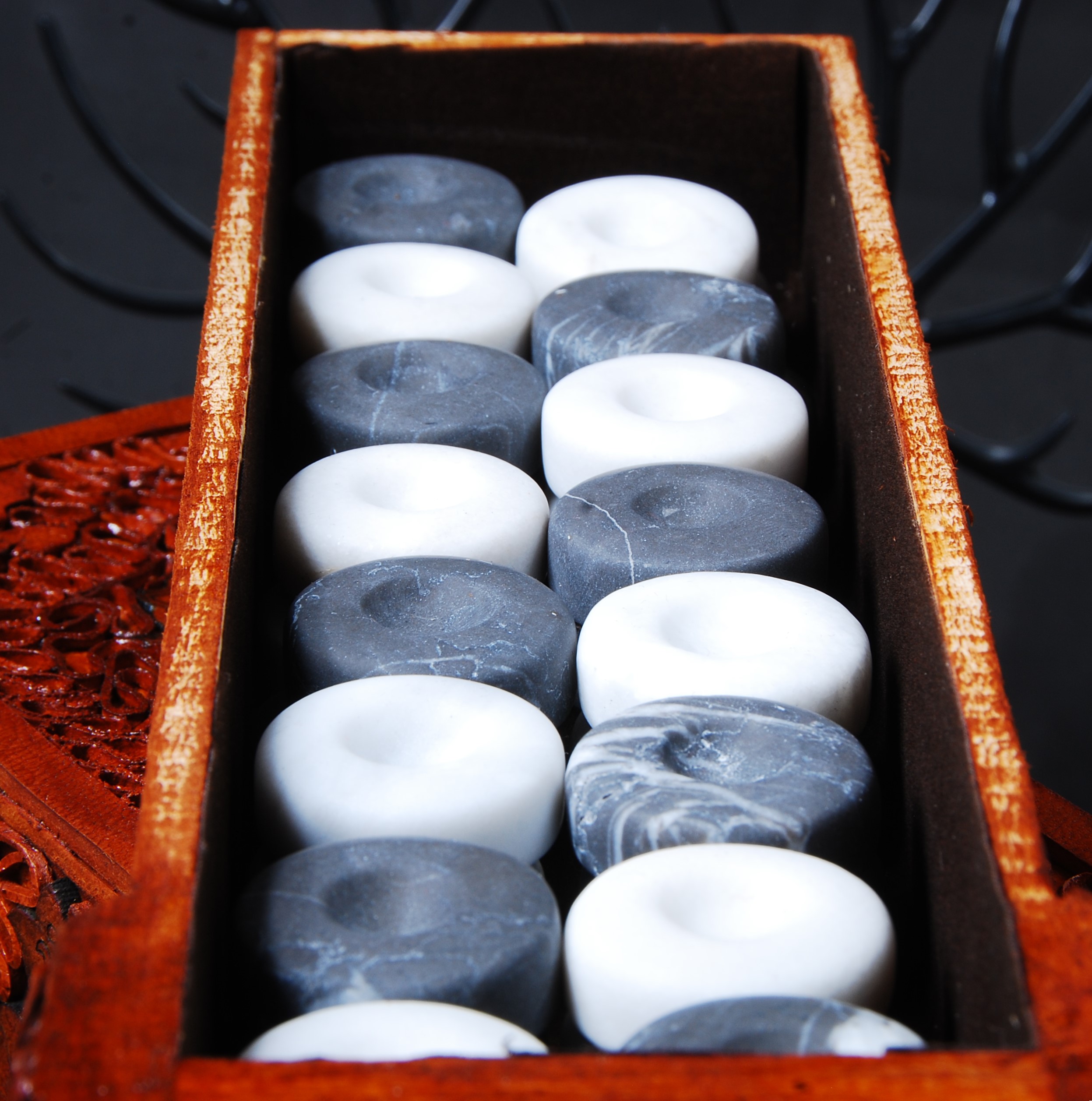 DSC_9293 مهره بازی تخته نرد سنگی سایز 60(دستساز )