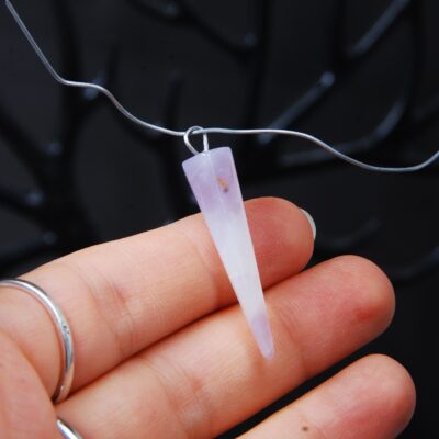 شاقول عقیق یاسی شش ضلعی 2.29 گرم