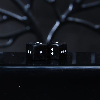 تاس شاخ گاومیش مشکی اصل تراش دست 3.61گرمی (11میل)